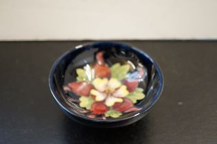 Moorcroft small dish columbine