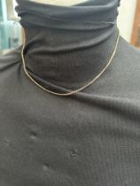 9ct Gold chain Weight 4.8g Length 40 cm
