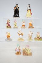 Royal Doulton Walt Disney Snow white & 7 dwarfs sh