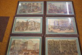 Collection of 6 early Royal Mail coach prints from the McAlpine collection