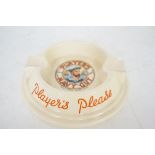 Retro Players navy cut ashtray - small chip