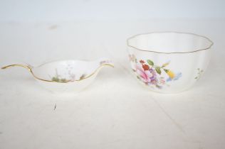 Royal crown derby, derby posies strainer & sugar b