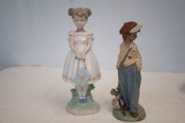 Lladro girl together with Lladro boy Matt finish T