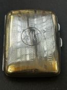 Silver cigarette case 65g