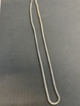 925 Long silver necklace Length 62 cm