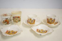 Collection of royal commemorative ware