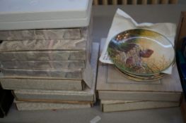 Large collection of cabinet plates