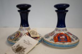 2x Wade ships decanters
