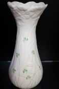 Belleek vase Height 26 cm