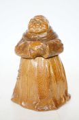 B F Clay Middleton pottery monk (Storage jar)