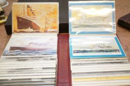 Collection of early postcards to include Titanic,