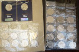 Collection of collectable 50p's