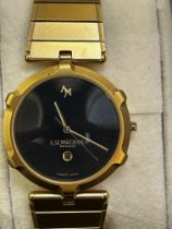 Gold plated Andre le Marquand geneve swiss made ge