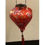 Oriental silk lantern