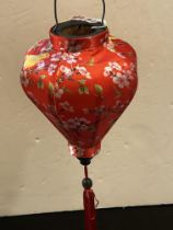 Oriental silk lantern