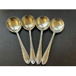 4 Silver spoons 110g