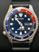 Gents Citizen divers 200m wristwatch