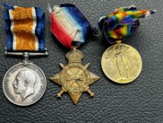 1914-1918 Medal 6648SJT.G.PLUMMER LAN.FUS, The gre