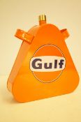 Orange Gulf oil can