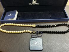 Swarovski necklace in original box & tags