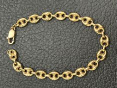 9ct Gold bracelet Weight 7.5g