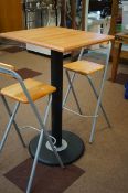 Breakfast table & 2 chairs - Table Height 110 cm