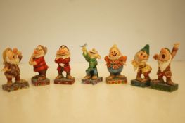 Snow White's 7 dwarfs walt disney showcase collect