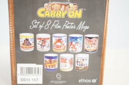 Carry on set of 8 film poster mugs