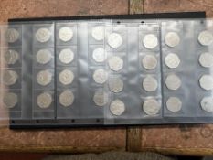 Collection of collectable 50'ps. 16GBP in monetary