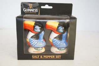 Guiness salt & pepper set