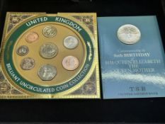 Brilliant uncirculated British coin collection tog