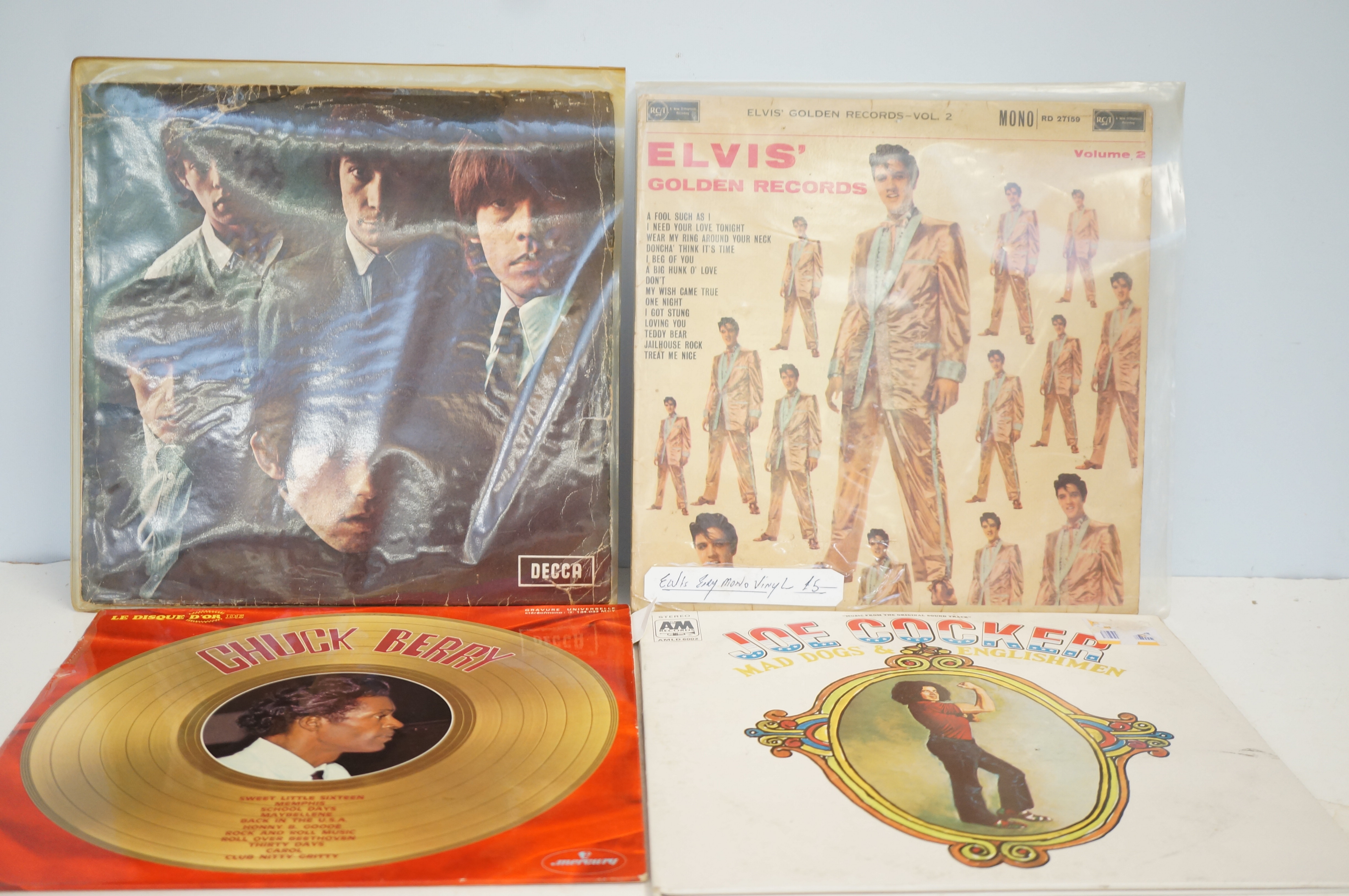 The rolling stone No2, Elvis golden records, Chuck