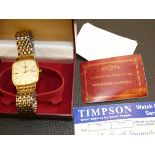 Gents Rotary dress watch in original box & papers