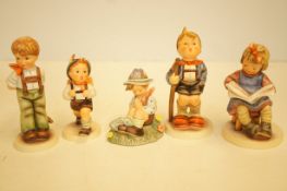 Collection of 5 Goebels children