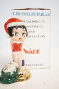 Wade Betty Boop figure with rare gold base limited