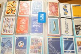 An album of Airline playing cards
