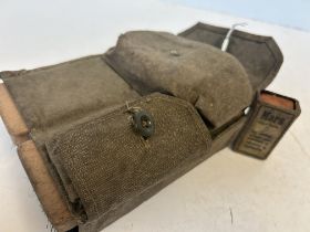 Army vintage brush & polish set