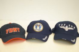 3x Caps as new Top gun, air force & FDNY