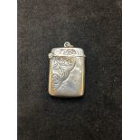 Silver vesta case