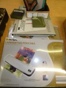 Collection of office laminating pouches & other