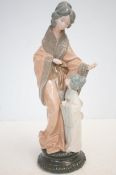 Nao by Lladro geisha oriental mother & daughter He