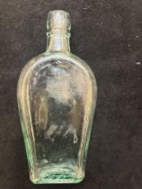 German army gold swastika glass bottle