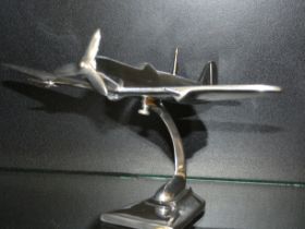 Chrome spitfire on stand