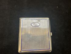 Continental silver 830 cigarette case 100g