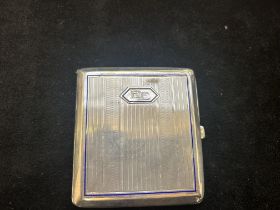 Continental silver 830 cigarette case 100g