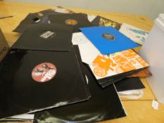 Large collection of LP records