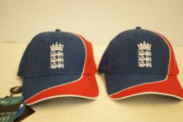 2 England cricket caps
