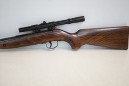 Webley & Scott light weight .77 air rifle with sco