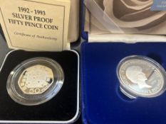 Diana princess of Wales silver proof memorial coin