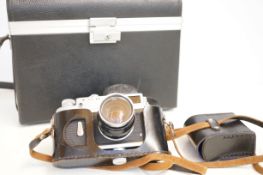 Zorki-4 vintage camera & carry case